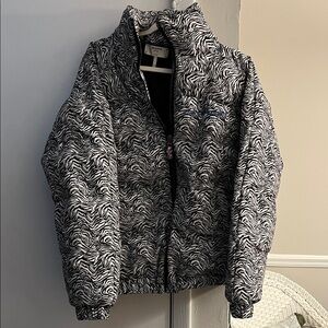 One Teaspoon Black and White Zebra Jacket